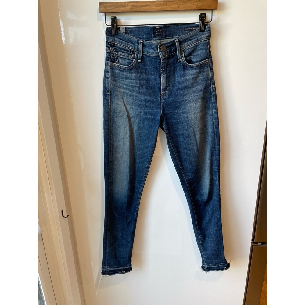 Citizens of Humanity Rocket Crop High Rise Skinny Jeans - Medium Wash